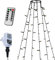 VOLTRONIC LED Überwurf Lichterkette mit Ring, innen und außen, IP44, Fernbedienung, Größen- und Farbwahl, 192 LEDs, warmweiß