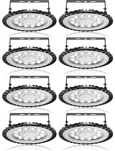 wowspeed 50W LED UFO Industrial Lamp,5000LM Hallenstrahler LED, 6000-6500K Kaltweiß LED Industrielampe,Beam Angle 120° Workshop Lighting,IP67 Wasserdicht Industrie Strahler Werkstattlampe