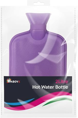 1ABOVE 2 Litre HOT Water Bottle for Feet, Shoulder, Hand, Back, Neck, and Menstrual Cramps Pain Relief (Purple)