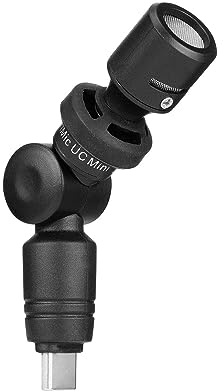 Saramonic SmartMic UC Mini Android Microphone, Type-C Terminal Microphone, Omnidirectional, 180° Rotation, Vibration Proof, 0.3 oz (9 g), Ultra Lightweight, Portable, Android Devices: Smartphones,