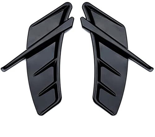 Autoteile Für A-UDI A4 B8 B9 B7 B6 A5 A6 C7 C6 C5 Q3 Q5 SQ5 Q7 A3 8V 8P Auto Zubehör Karosserie Seitenflügel Fender Air Vent Auto-Modifikationsteile (Farbe : Zwart)