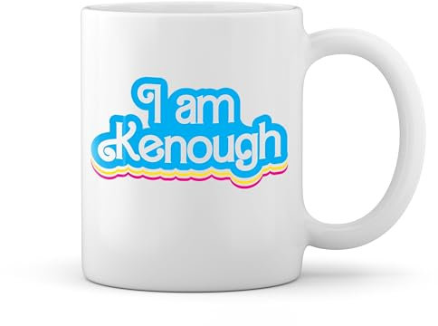 I Am Kenough New New Trend Fun Lustig Weiße Tasse Mug