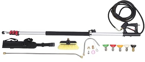 Hochdruckreiniger-Verlängerungsstab, Lanze, 6,55 M, Zubehör-Werkzeugset mit Einfacher Reinigung Zum Reinigen, Guter Verlängerung und Praktischer Verwendung