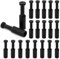 Bwintech 20 Stück 8mm Schlauch AD Push to Connect Pneumatik PBT Harz Stecker Fitting (PP8)