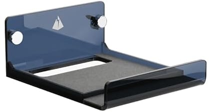Wandhalterung für Fire TV Cube 1./2. Generation und Apple TV Box, eero 6 Router und Extender, Acryl-Wandständer, platzsparend, für Wand, Möbel
