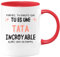 quotedazur - Mug Parfois Tu Oublies Que Tu Es Une Tata Incroyable Alors Voici Un Rappel - Rouge/Céramique
