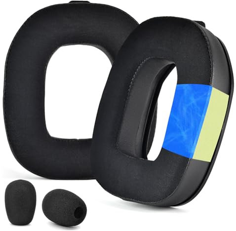 A50 Gen 4 Ohrpolster und Mikrofon-Schaumstoff, defean Ersatzkissen, kompatibel mit Astro-A50 Gen 4, Gen 5 und Astro-A50X-Headset, verbesserter hochdichter Geräuschunterdrückungsschaum (Kühlgel)