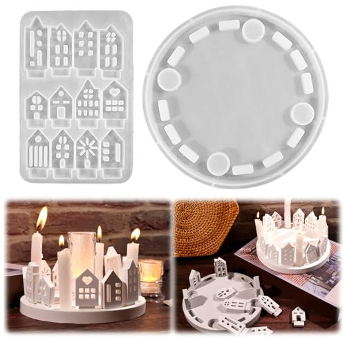 Silikonformen Gießformen Häuser, Silikonform Ostern Silikonform Haus mit Sockel Silikonform Kerzenhalter Gießformen Silikon Gießform Haus Silikonform Häuser Giessformen Silikon Gießform Häuser