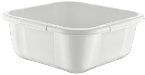 Best House | Square Basin | Kitchen Washing Up Bowl | 6 Litres | Nordic Grey | 1 PC | Multipurpose Bath Tub/Washing Tub for Kitchen, Bathroom, and Household Use (Pack of 1)