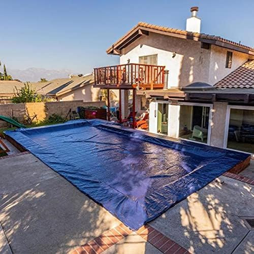 Bâche piscine rectangulaire - Bleu, 5m x 9m