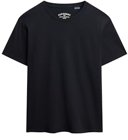 Superdry Herren Essentials T-Shirt in lockerer Passform Super Dunkel Marineblau XXL