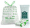 OKKEAI 90 Sacs Poubelle 20L Blanc avec Poignées Coulissantes - Sac Poubelle Ultra Résistants, Prédécoupés, Antiperforation, Étanchéité Maximale, Fond Anti-Fuite, pour Cuisine, Salle de Bain et Salon