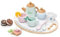 Set De Thé en Bois | Jouets De Cuisine Et Service À Thé,Service À Thé en Bois Cadeau Anniversaire Fille 3-5 Ans pour Jeu Symbolique Et Éveil Créatif