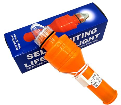 LED Lifebuoy Taschenlampe - Kajak -Navigationslichter Für Nachtfischen, Rafting & Bootfahren | Wasserdichte Blitzsicherheitslampe Für Hochvidenz Marine & Outdoor-Nutzung, Um Sichtbarkeit Und Sicherhei