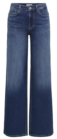 ONLY Damen Onlmadison Blush Hw Wide DNM Dot229 Noos Onlmadison Blush Hw Wide DNM Dot229 Noos
