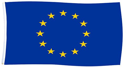 Brubaker UE l'Europe drapeau Hiss Drapeau 150 x 90 cm – Union européenne