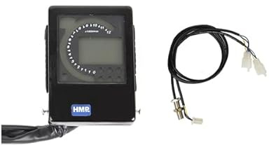 HMParts ATV Quad Buggy Jingling Tacho Tachometer Typ 5 Schwarz