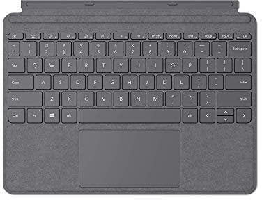 Microsoft Surface Go Signature Type Cover Platin Grau (Deutsches Tastaturlayout)