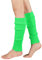 Durio Stulpen Damen Beinwärmer Winter Legwarmers Lange Ballettstulpen in vielen Farben Neon Grün One Size