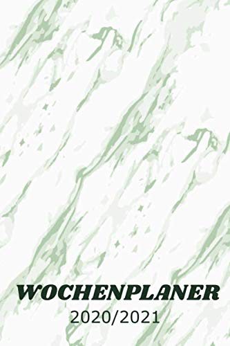 Wochenplaner2020 - 2021: Wochenplaner 2020 - 2021: A5 Kalender Jahresplaner Organizer Terminplaner Buchkalender Terminkalender für 18 Monate, 2020 - ... Marmor Style, Nobel Klassisch, Edel