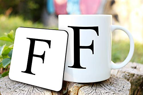 Alphabet Letter Mug Cup Initial A Coffee/Tea Gift Endless Prints LTD (F)