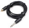 STIGMA Silikon RCA Tattoo Clipcord für Tattoo Maschine 2M Pure Copper Cable Schwarz P351