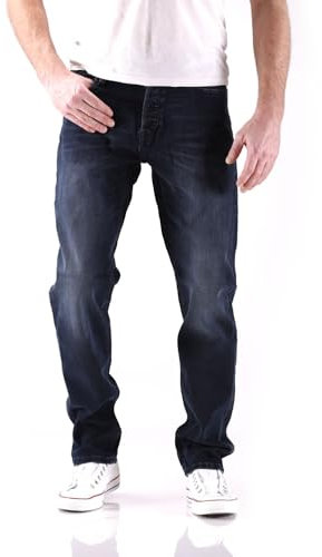 JACK & JONES Mike Original Comfort Fit Herren Jeans, Farbe:Blau (AGI 004), Hosengröße:W32/L36