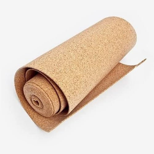 Kurk24 Rollenkork Trittschalldämmung - Stärke: 2 mm - Breite: 0,5 m - Länge: 10 m