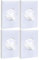 Universal Feminine Disposal Bags for Menstrual Care Products 4 Pack -30ct Refill Box- for Disposal of Tampons, Pads, Hygiene Products