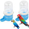 Automatic Bird Waterer Feeder,Bird Water Dispenser for Cage,2PCS No Mess Feeder Parakeet Cockatiel Cage Accessories