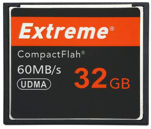 Extreme 32GB Compact Flash Memory Card, Original CF Card for Professional Photographer, Videographer, Enthusiast