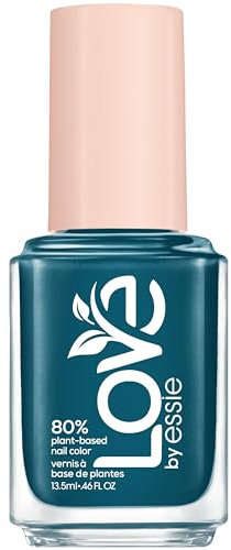 essie langanhaltender Nagellack mit cremigem Finish, Kurze Trocknungszeit und weniger Absplitterungen, Vegane Formel, LOVE by essie, Farbe: Nr. 200 doin' my best, Tiefgrün, 1 x 13,5 ml