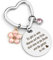 Hightopup Hightopup Schlüsselanhänger Geschenke für Mama Geschenk Mutter Geschenke Damen Edelstahl mit Gravur Mutter Tochter Geschenk Muttertag Thanksgiving Weihnachten Geburtstagsgeschenke für Mama M