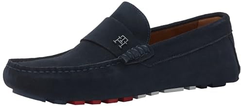 Tommy Hilfiger Mocassini Uomo Classic Driver Slipper, Blu (Desert Sky), 44