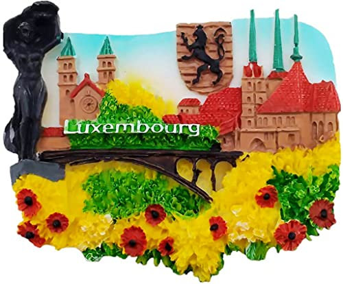 Luxembourg Luxembourg Fridge Magnet Refrigerator Magnet Decoration Magnet Sticker Souvenir Resin Crafts