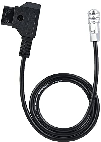 D Tap to 4K 6K Pro Stromkabel für Blackmagic Cinema Camera 4K und Gold Mount V Mount Battery Power Cable (0,5 Mio)
