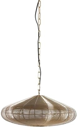 Light & Living Hängeleuchte Bahoto - Gold - Ø51cm - Rund - Metall - Hängelampe & Pendellampe - Lampe Wohnzimmer & Schlafzimmer - Pendelleuchte Esstisch