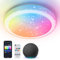 Aigostar Mesh- Smart Ceiling Light Bluetooth Mesh, Φ39CM, 24W, LED Deckenleuchte Kompatibel Alexa, 2650LM, 3000K-6500K und RGB Dimmbar, Smart Deckenlampe für Wohnzimmer, Küche, Schlafzimmer
