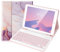 Lively Life Bluetooth Keyboard for iPad 10.2 9th 2021/8th 2020/7th Generation 2019, iPad Air 3 2019, iPad Pro 10.5 2017, Protective Case with Detachable Keyboard, Built-in Pen Holder - Purple Marble