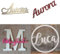 Scritta Nome in Legno Personalizzato per Decorazioni Parete, Prima Comunione da Tavolo o per Feste di Compleanno, Torta di Compleanno Glitter Spessore 4mm (Scritta)