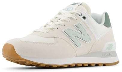 NEW BALANCE Damen 574 Sneaker, Sea Salt Off White, 37.5 EU
