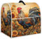 Upetstory Chicken Rooster Mixer Cover Cherry Blossom Kitchen Aid Mixer Covers Fit for 6-8 Quart Bowl Lift Stand Mixer Coffee Maker Toaster Bread Machine Dust Covers with Pocket