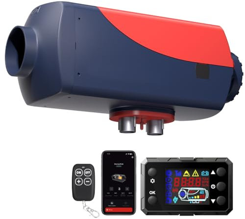 HCALORY (KROAK 12V/24V Diesel Standheizung, 8KW Diesel Lufterhitzer, Air Diesel Heizung Dieselheizung für Auto RV LKW Wohnmobil