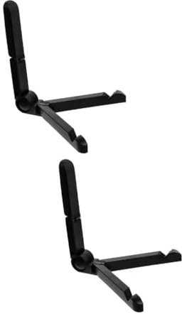 Amosfun 2st Schallplattenhalter Vinyl-schallplattenständer Cd-Regal Desktop-rekordhalter Schallplattenständer Zu Spielen Cd-aufbewahrungsregal Cd-Display-Halter Album-Vinyl-Rack Plastik