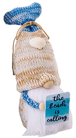 TINEASUR Sommer GNOME Dekoration Strandparty GNOME Puppe Dekofigur Mit Meeresmuschel-mütze Für Strand Und Gartenpartys Hochwertige Sommerdekoration Für Ihr Zuhause