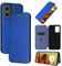 Custodia a libro per smartphone Compatible with Motorola Moto G85 Case, Slim Carbon Fiber Textures+ PC Hybrid Case Full Protection Shockproof Flip Case Cover Compatible with Motorola Moto G85 Custodie