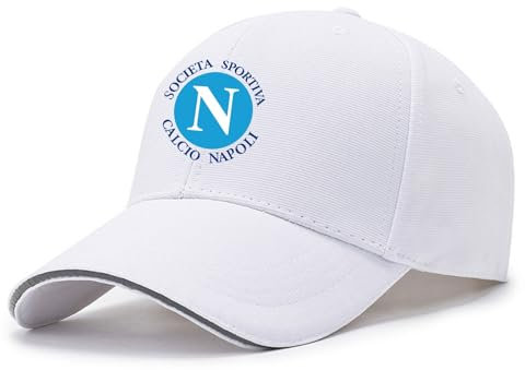 FREVEX Baseball Cap Herren SS.C NA.Poli, Unisex Retro Baseballcap Sonnenhut, Erwachsenen Mütze für Frühling-Sommer Herbst-Winter, Trucker Cap(White)