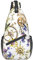 Cooler Sling-Rucksack, Mehrzweck-Brusttasche, Wandern, Reisen, Tagesrucksack, Crossbody, Umhängetasche, Outdoor, Unisex, Muster 10, One size
