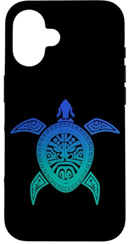 Hülle für iPhone 16 Schildkröte Maori Tribal Hawaii Meer Ozean Tier Tauchen