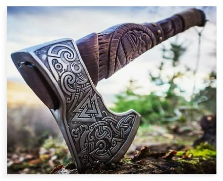 ZHXXFD Diamond Painting Wikinger Runenpiraten 55X80 Diamond Painting Set Erwachsene Kinder,Diamant Painting Bilder Groß Crystal Art Strass,5D Diy Diamant Malerei Kunst Set,A2